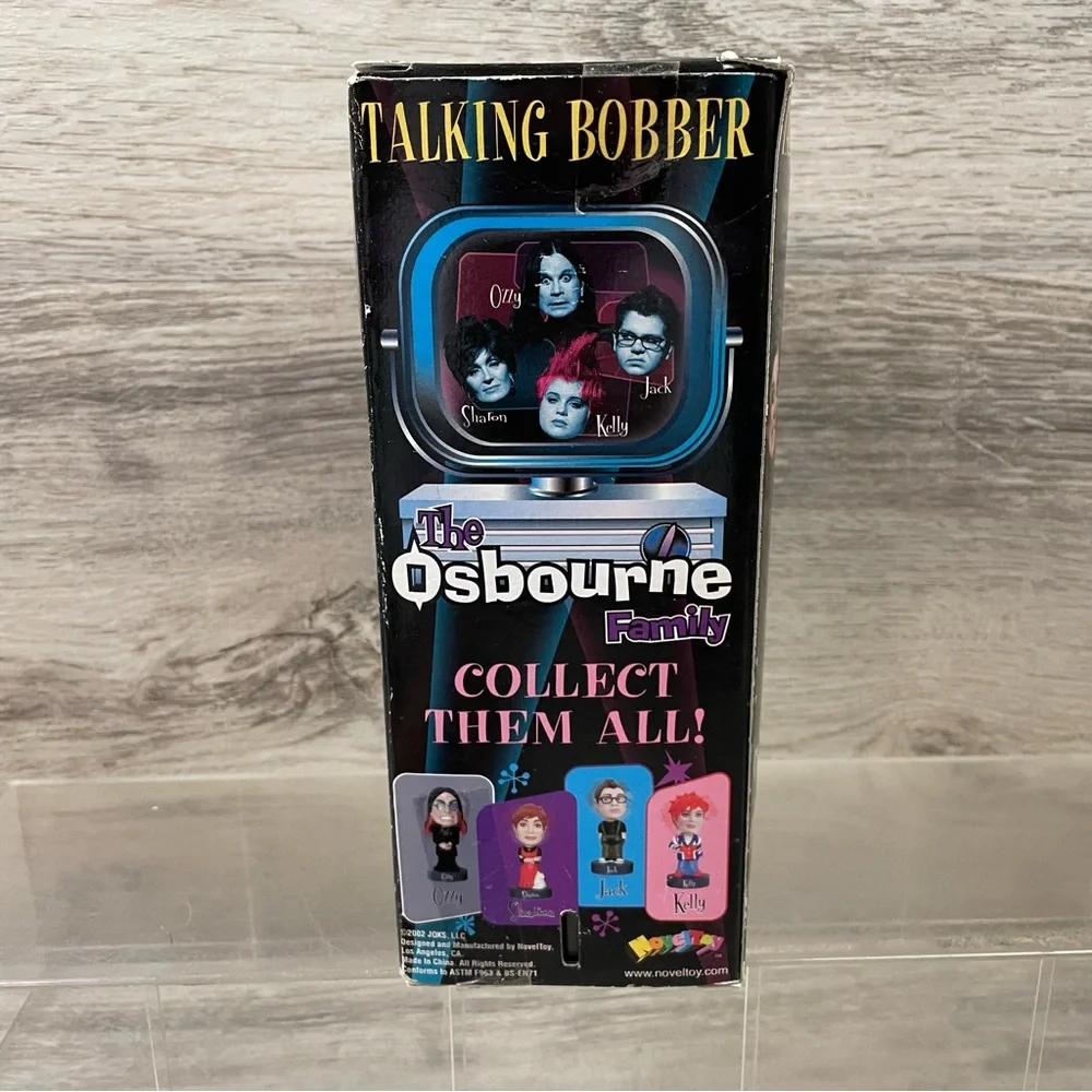 The Osborne Family Talking Kelly Osborne MTV Bobblehead 2002 Bobber New Y2K